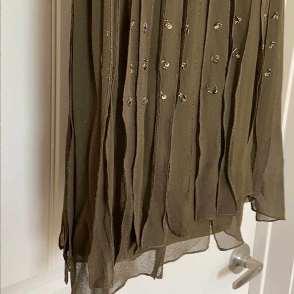 Olive Beaded Dress - Sue Wong Nocturne - Picture 3 of 11